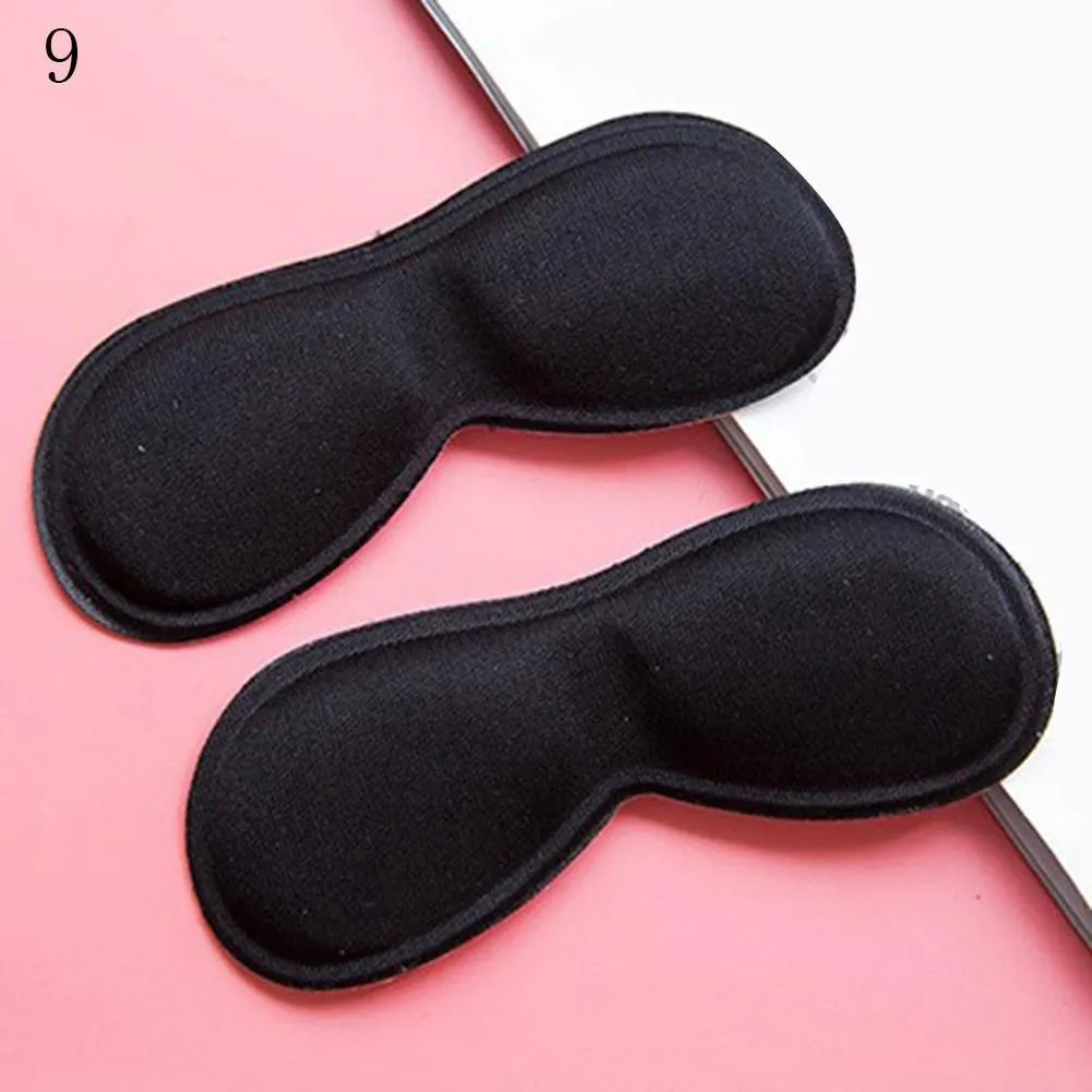 2pcs Practical Sticky Fabric Heel Inserts/ Insoles Pads Cushion