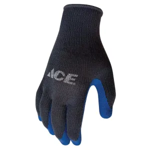 Ace Men's Indoor/Outdoor Coated Work Gloves Blue/Gray XL 1 pair