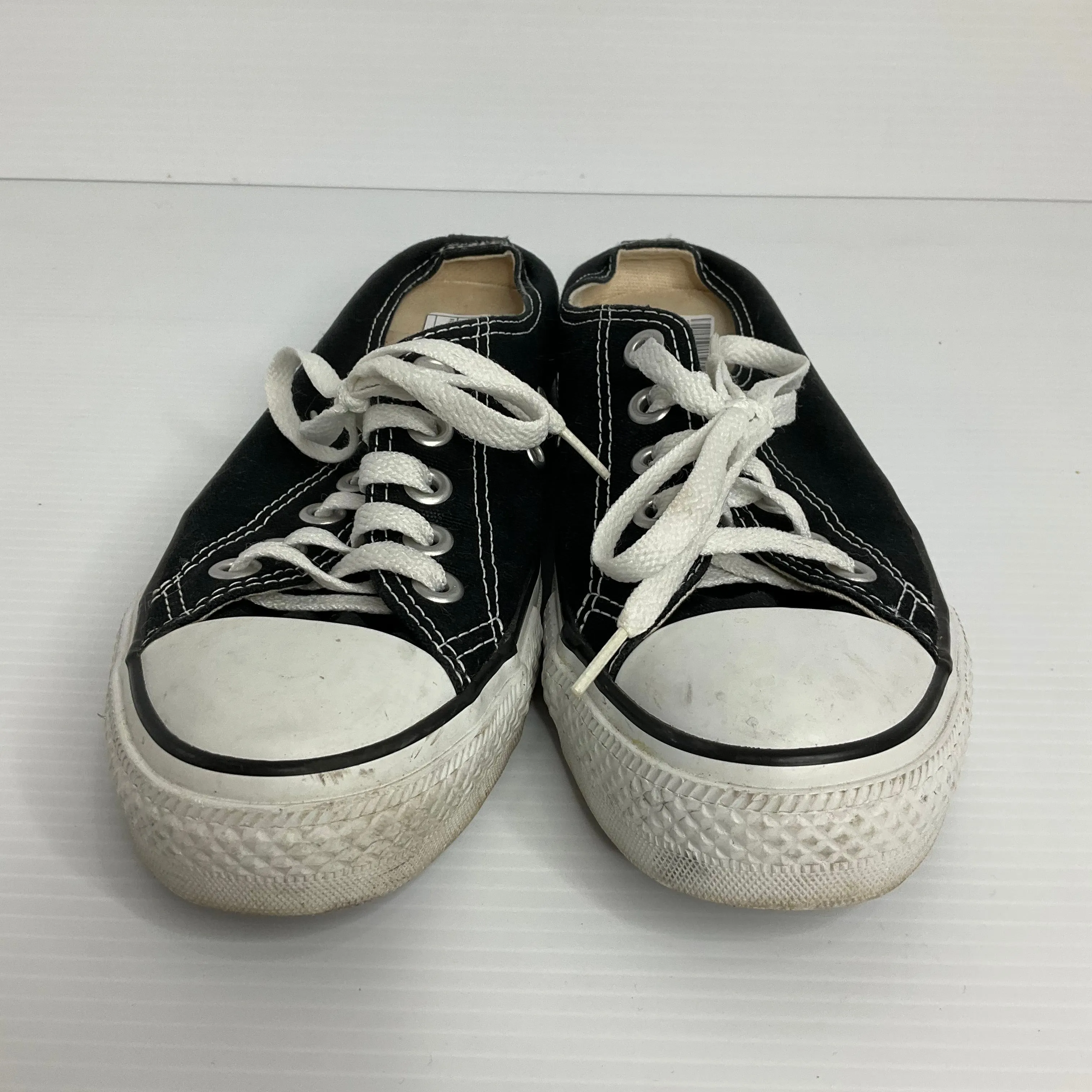 Black Shoes Sneakers Converse, Size 8