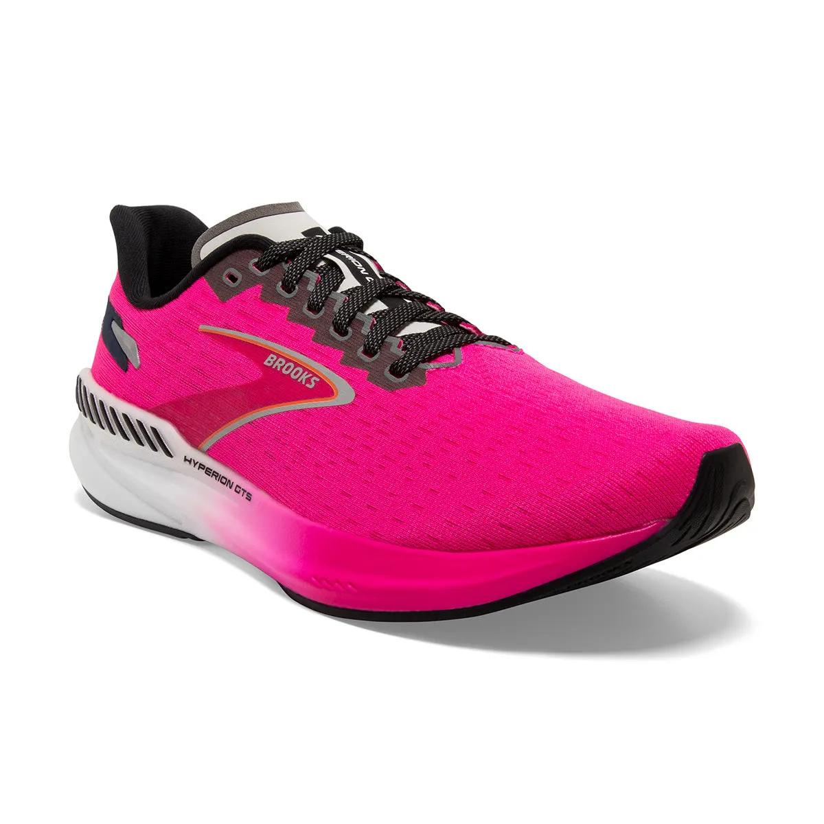 Brooks Hyperion GTS Womens | Pink Glo/green/black