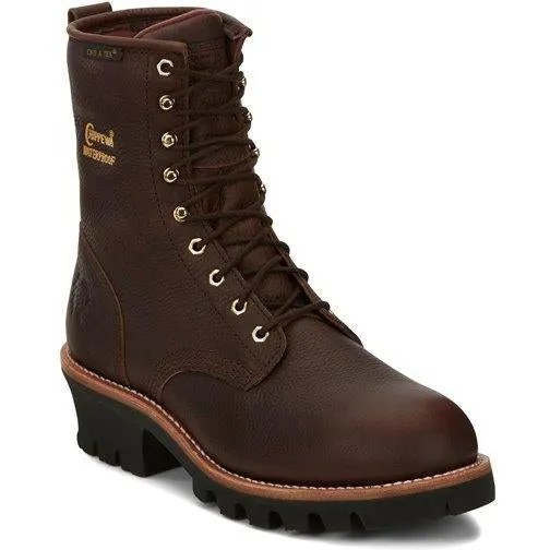 Chippewa Men's Paladin 8" Steel Toe WP 400G Ins Logger Work Boot - 73060