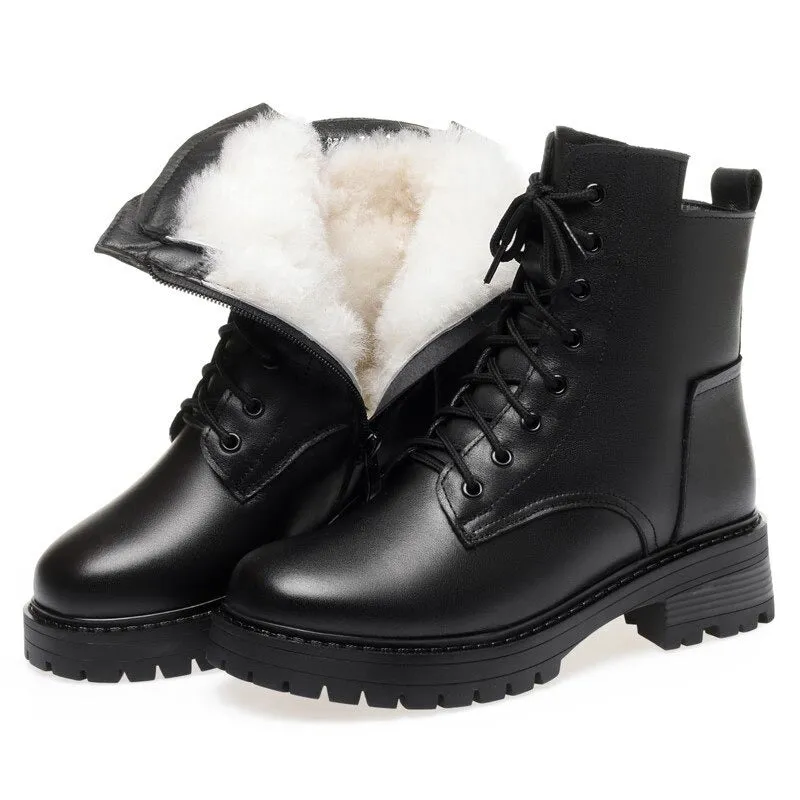 Classic Platform Lace-up Ankle Winter Boots Collection