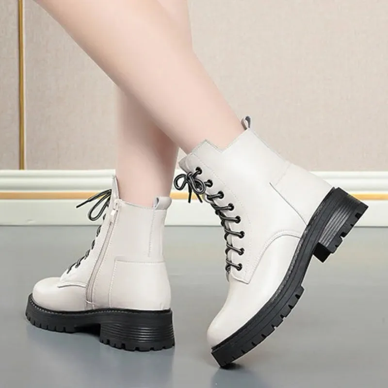 Classic Platform Lace-up Ankle Winter Boots Collection