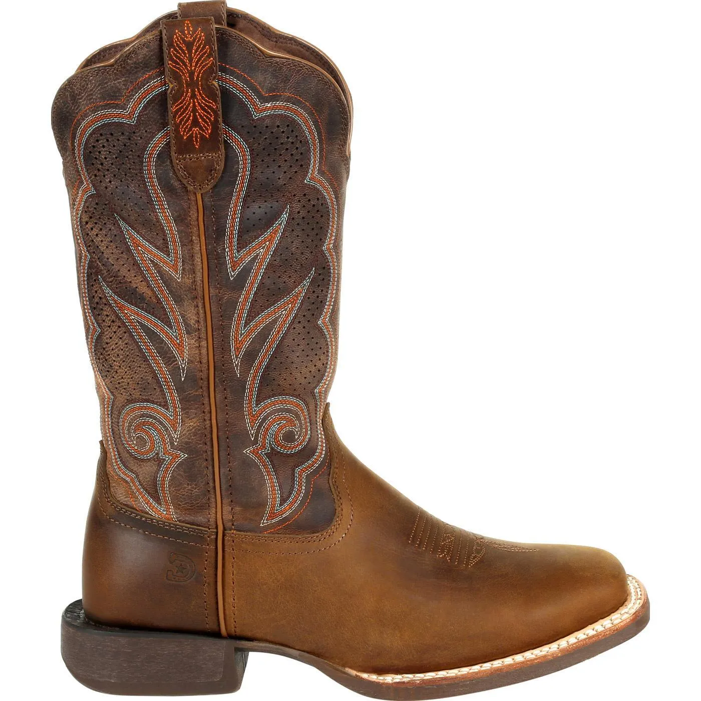 Durango® Lady Rebel Pro™  Women's Cognac Ventilated Western Boot