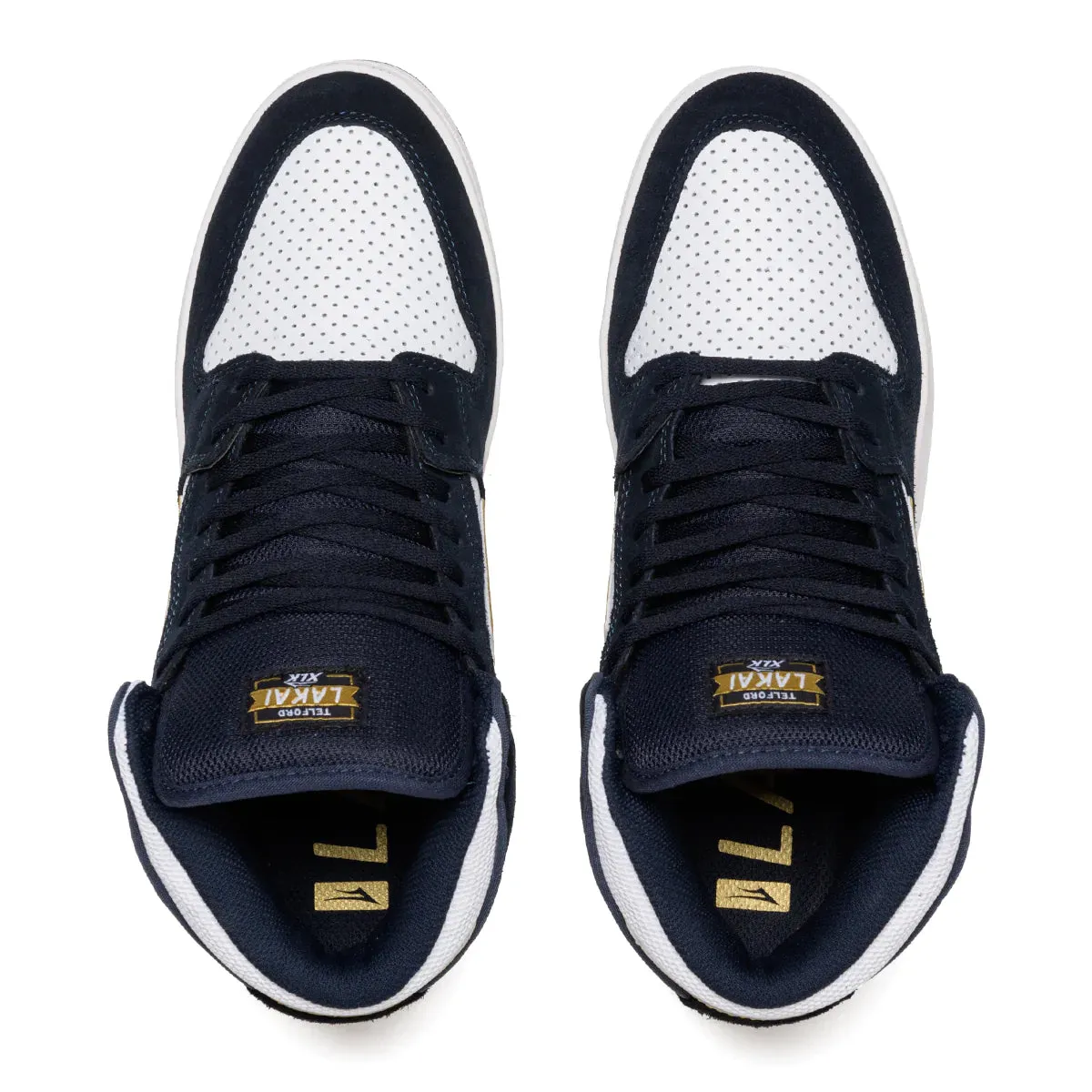 Lakai Shoes Telford - Navy/White Suede