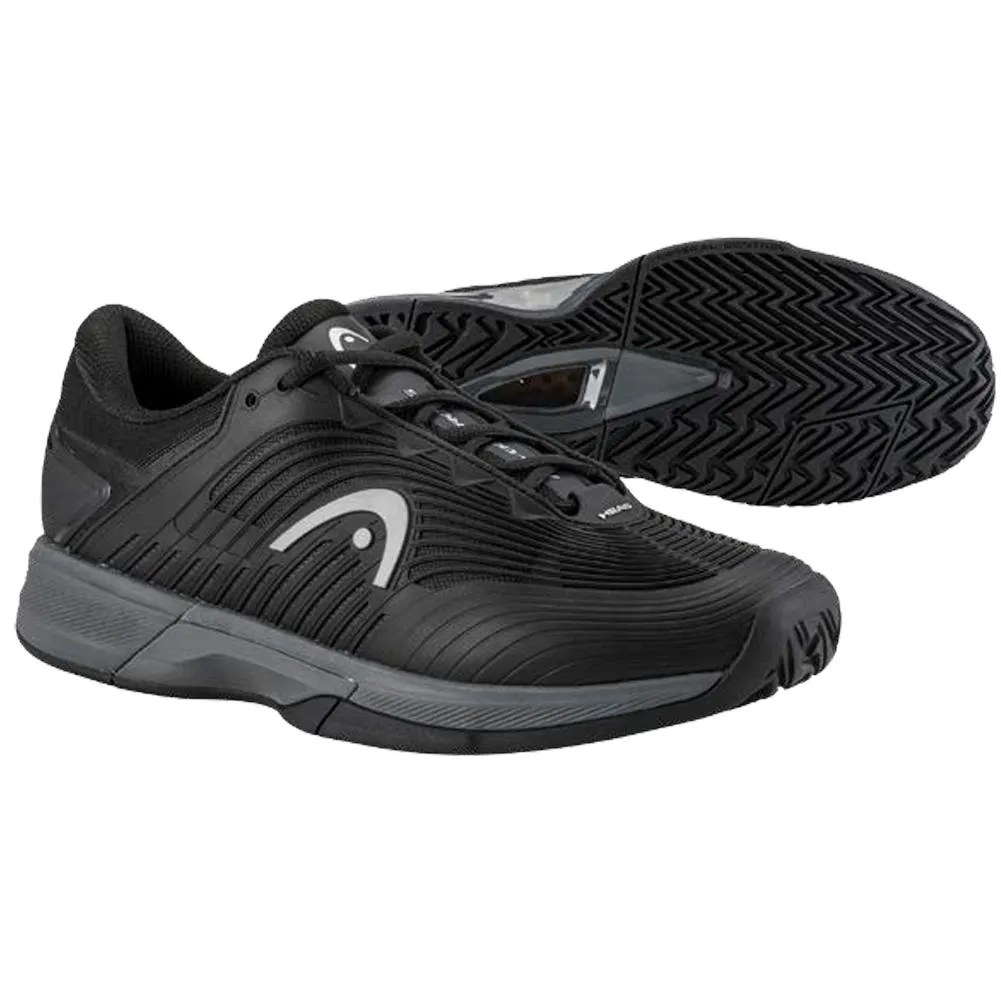 Men's Revolt Pro 4.5 Tennis Shoes Black and Dark Grey