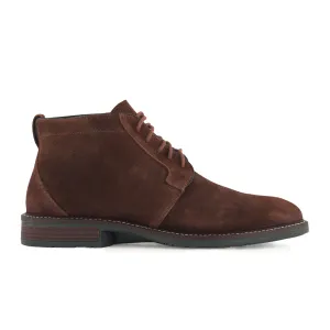 Naot Commander Ankle Boot (Men) - Seal Brown Suede