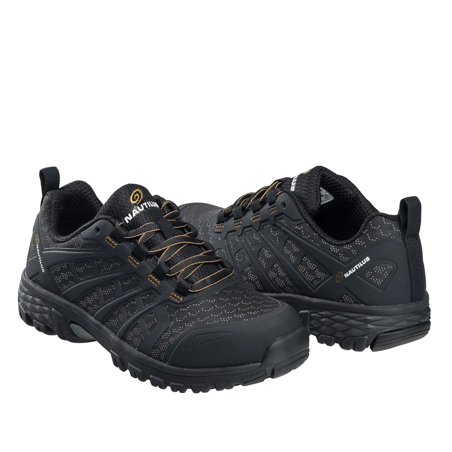 Nautilus Womens Stratus Black Textile Work Shoes