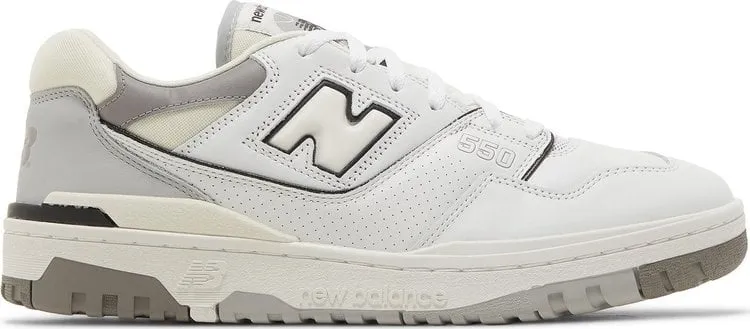 New Balance 550 'White Marblehead' sneakers, white