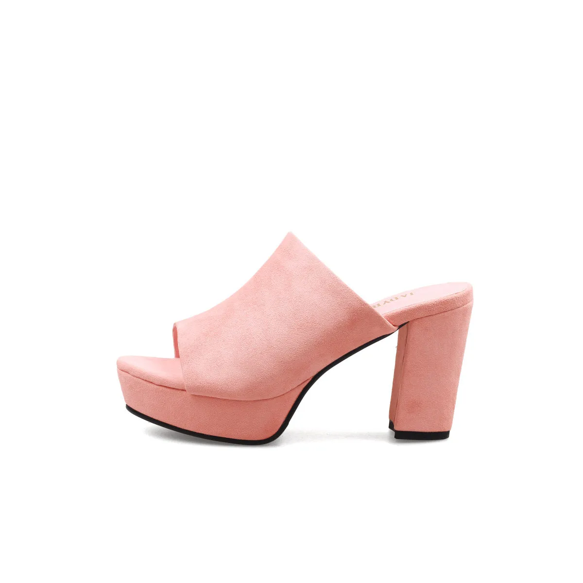 Open Toe Platform Mules