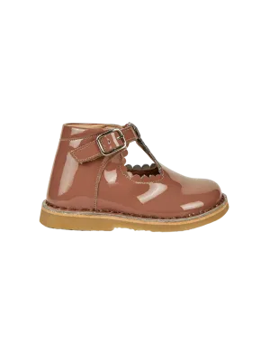 T-Bar Scallop - Rose Clay Patent