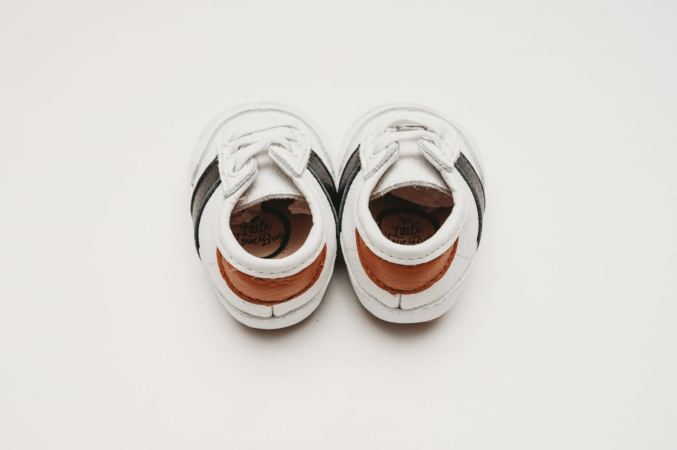 White and Black Love Bug Sneaker