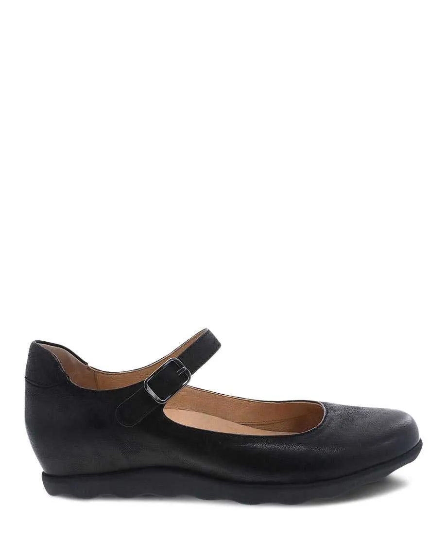 Women's Dansko Marcella Color: Black Burnished Nubuck