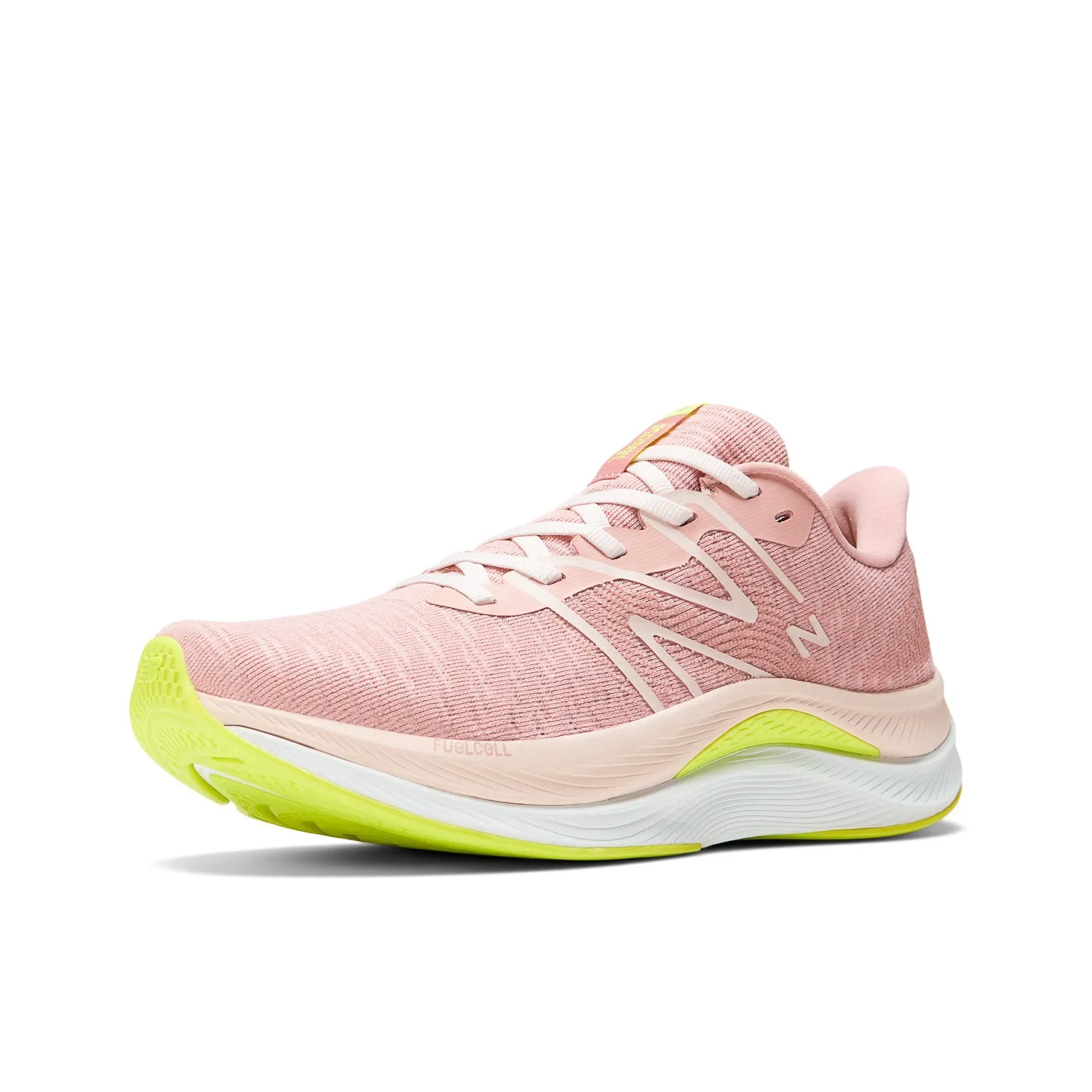 Women's New Balance FuelCell Propel v4 Color: Pink Moon with Quartz Pink and thirty watt